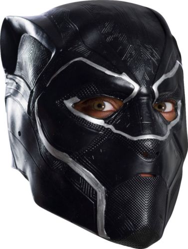 Black Panther Adult 3/4 vinyl Mask Costume Accessory